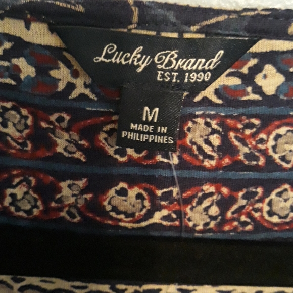 Lucky Brand Boho Top - Picture 2 of 7